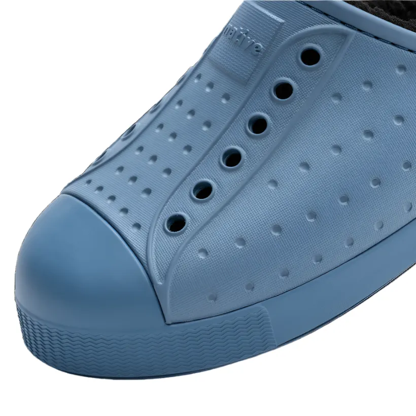 Native Fleece Lined Blue Clogs for Toddlers/Kids
