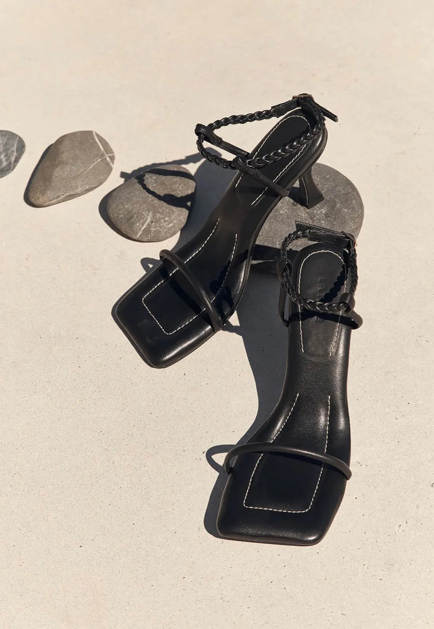 Padded Heel - Black