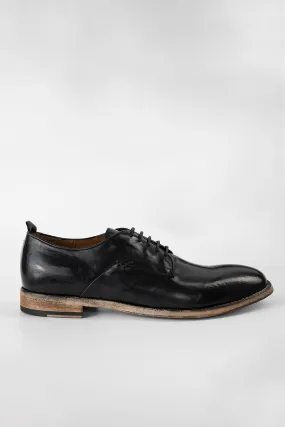 PARKER royal-black derby shoes.