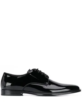 PATENT LEATHER DERBY SHOES
