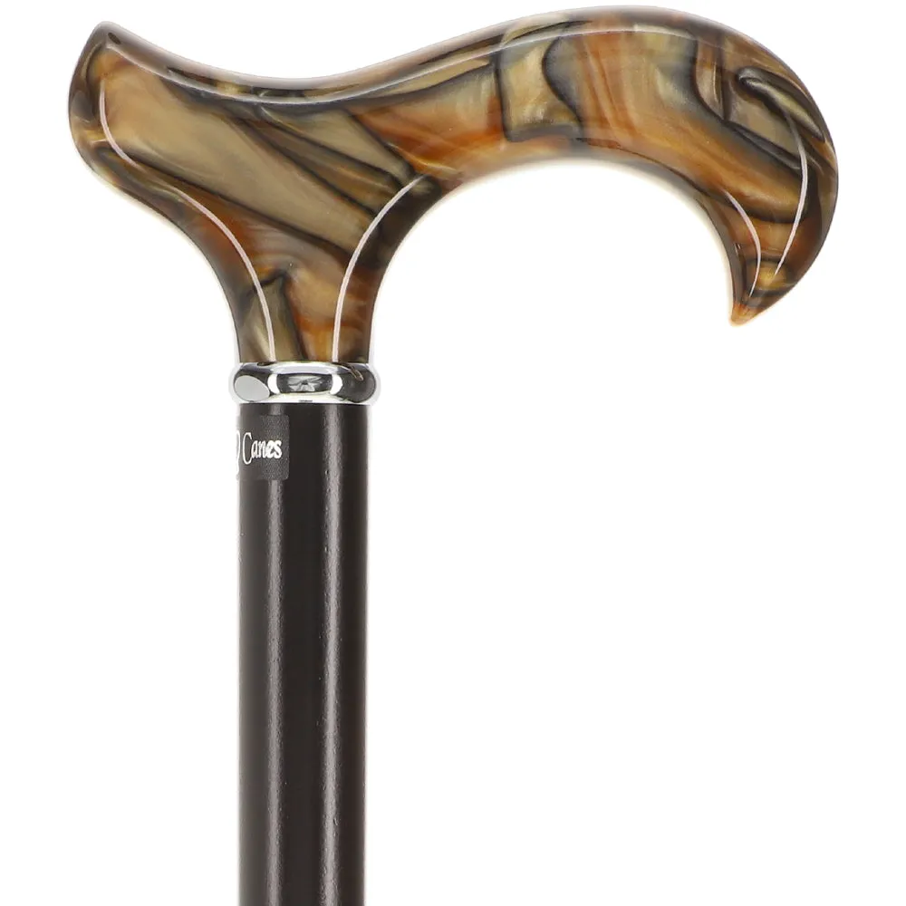 Pearlescent Acrylic Derby Cane w/ SafeTbase