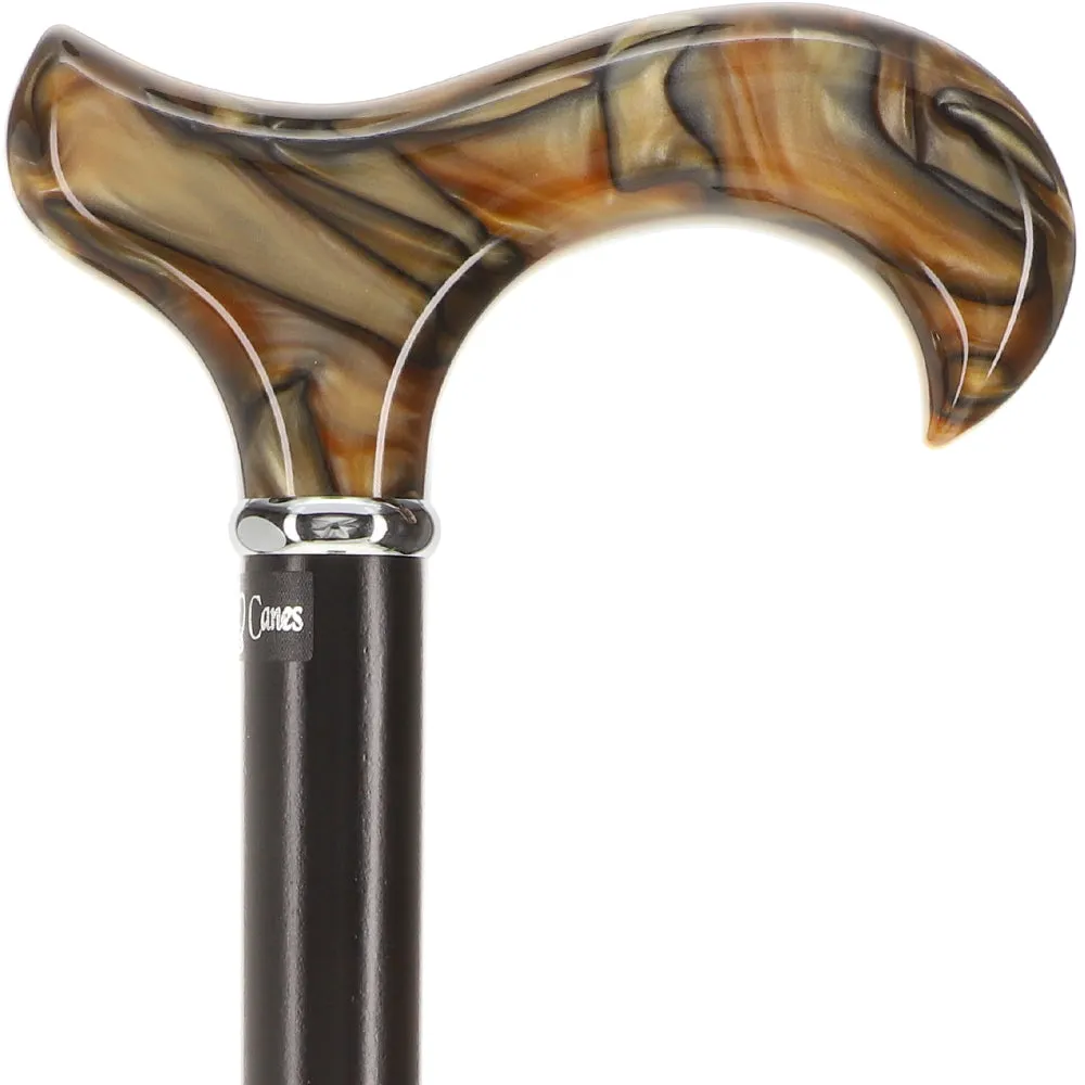 Pearlescent Acrylic Derby Cane w/ SafeTbase