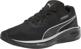 PUMA Men's Aviator Winter Running Shoe, Black Silver, 10