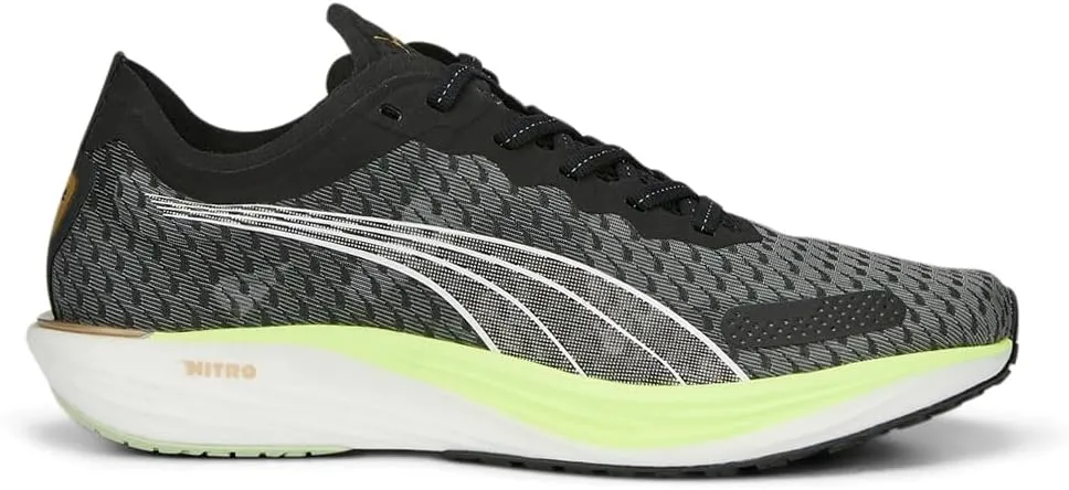 Puma Womens Liberate Nitro 2 Run 75 Running Sneakers Shoes - Black