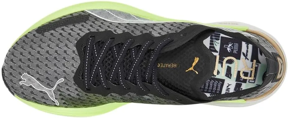 Puma Womens Liberate Nitro 2 Run 75 Running Sneakers Shoes - Black
