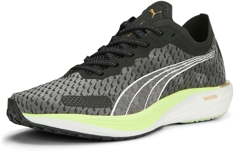 Puma Womens Liberate Nitro 2 Run 75 Running Sneakers Shoes - Black