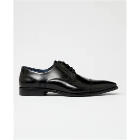 Remus Uomo Mens's Bonuci Leather Derby Shoe Black