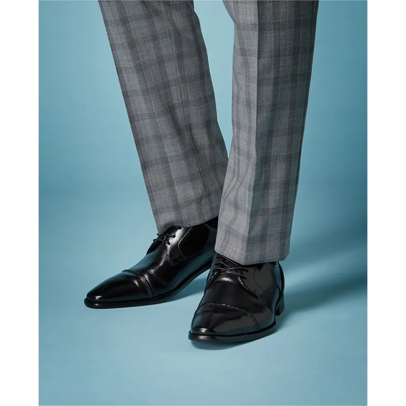Remus Uomo Mens's Bonuci Leather Derby Shoe Black