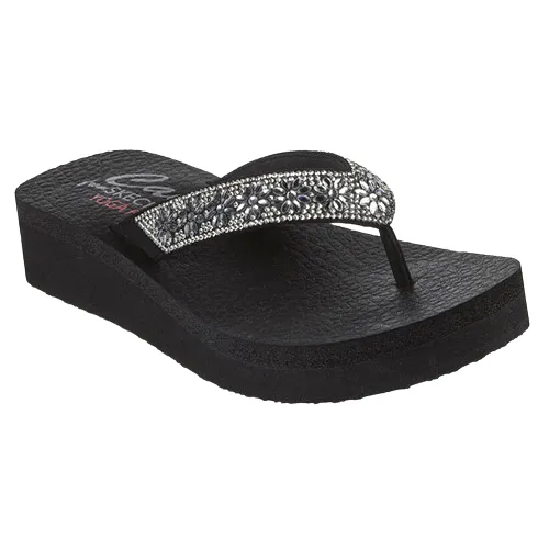 Skechers Toe Post Sandals - 119638 - Black