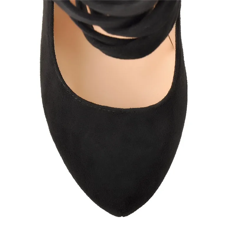 Strappy High Heel Pumps