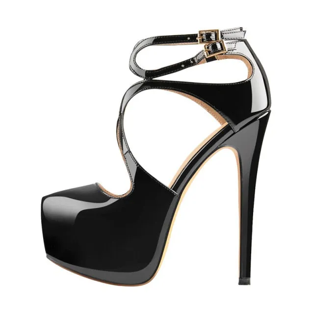 Strappy High Heel Shoes