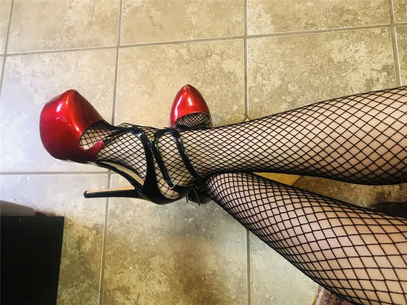 Strappy High Heel Shoes