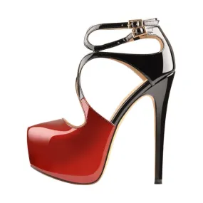 Strappy High Heel Shoes