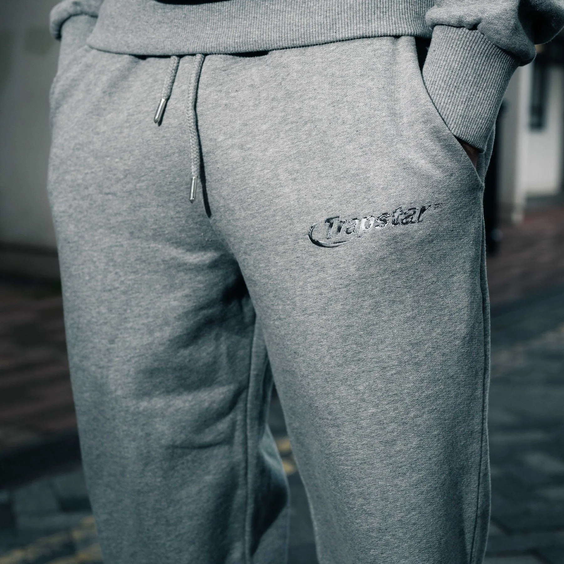 Trapstar Hyperdrive Monochrome Tracksuit 'Grey'