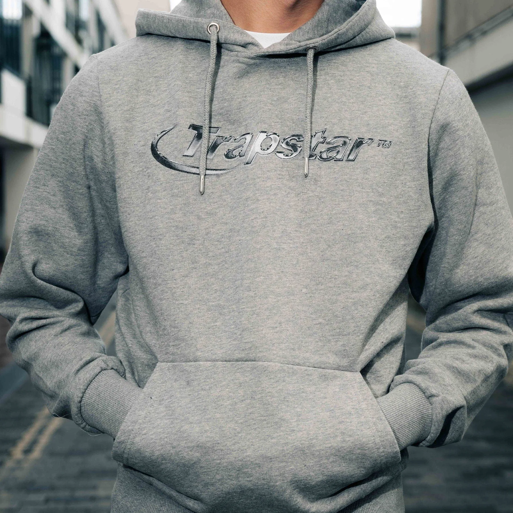 Trapstar Hyperdrive Monochrome Tracksuit 'Grey'