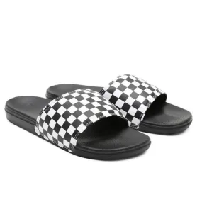 Vans La Costa Slide-On (CHECKERBOARD) TRUWHT/BLK - Junior/Adult