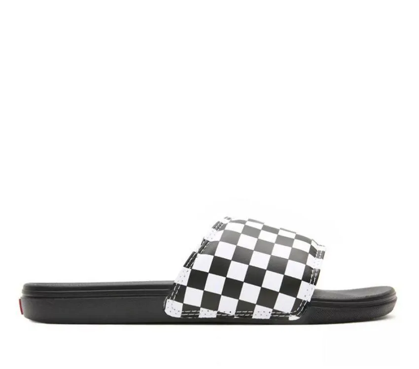 Vans La Costa Slide-On (CHECKERBOARD) TRUWHT/BLK - Junior/Adult