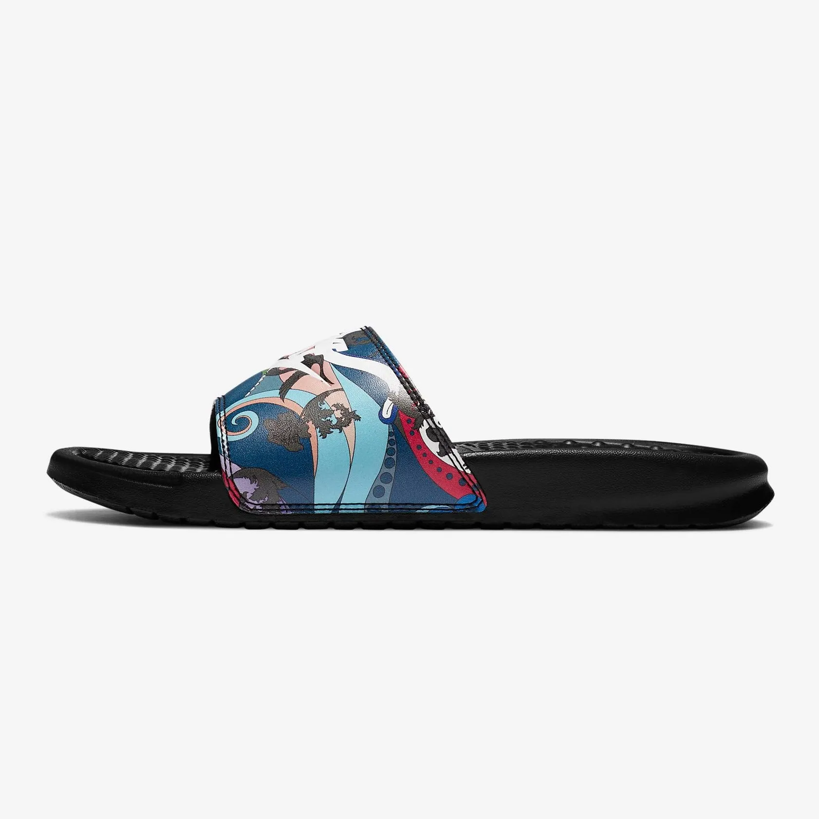 Women's Nike Benassi JDI Print (Multcolor /Black / White)(618919-039)